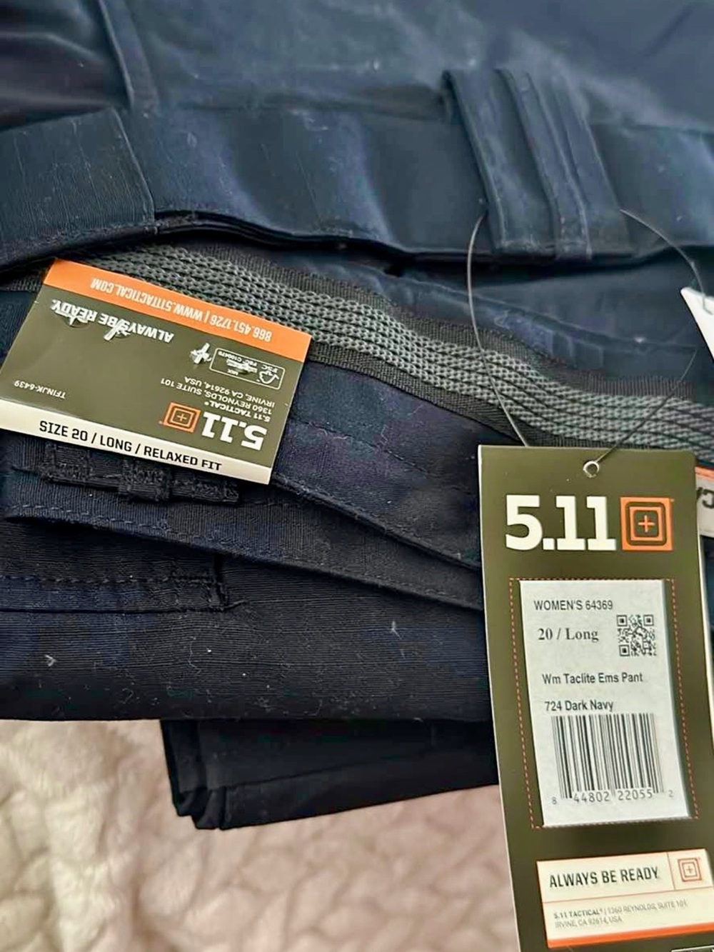5.11 Tactical Women's Dark Navy Taclite EMS Pants